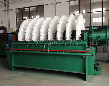 Disc vacuum filter